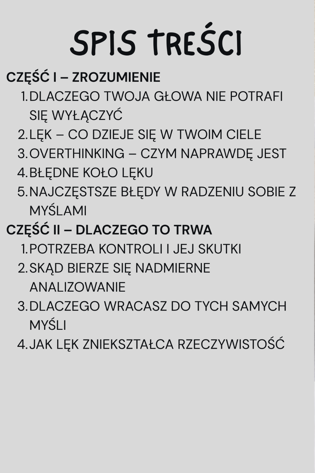 PRZESTAŃ MYŚLEĆ ZA DUŻO - Ebook